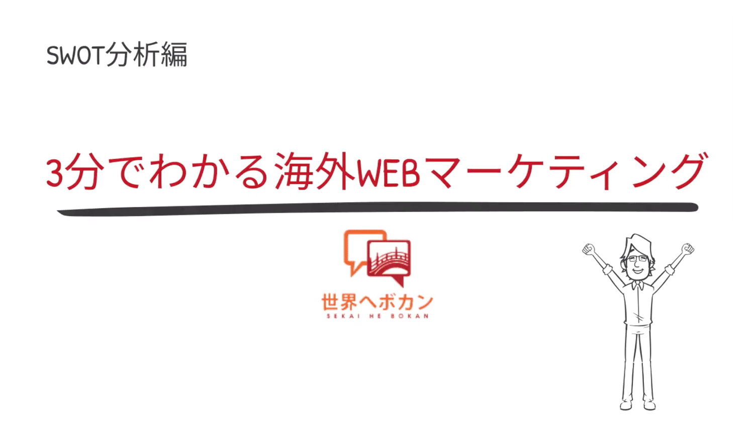 SWOT分析編　【越境EC事例付】3分でわかる海外WEBマーケティング